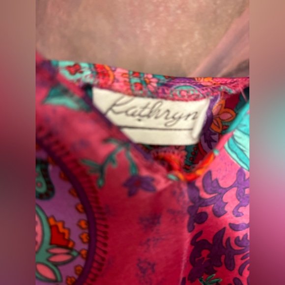 Pink and Purple Paisley Kathryn Cami Size S - Picture 2 of 4